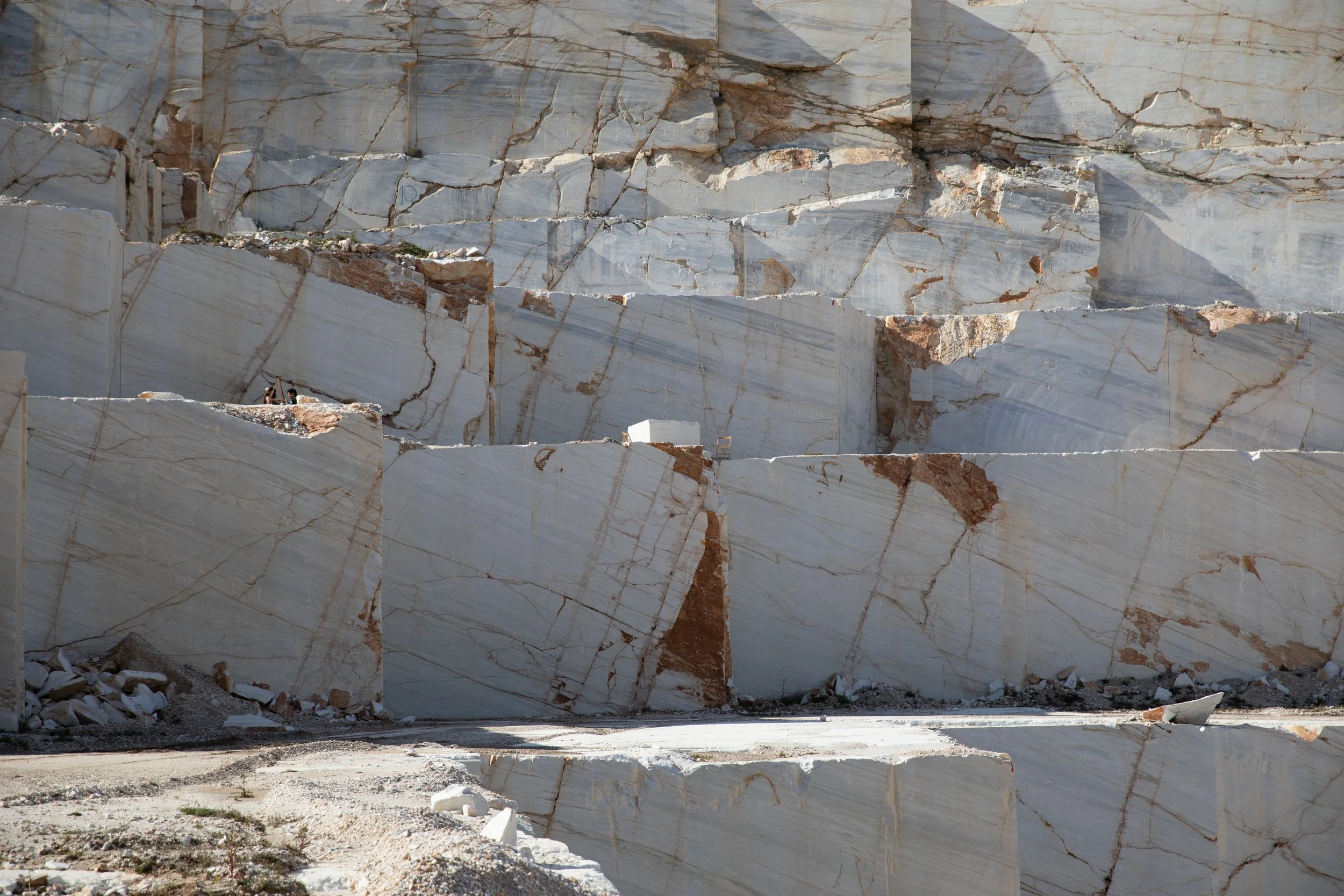 Greek Marble Ouzeri installation